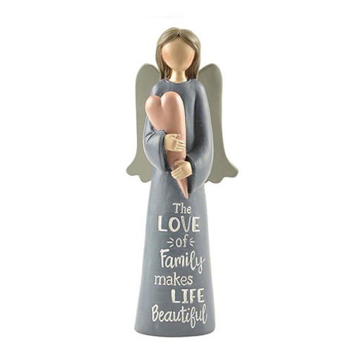 Picture of FEATHER & GRACE FIGURINE-THE LOVE OF FAMILY MAKES LIFE BEAUT